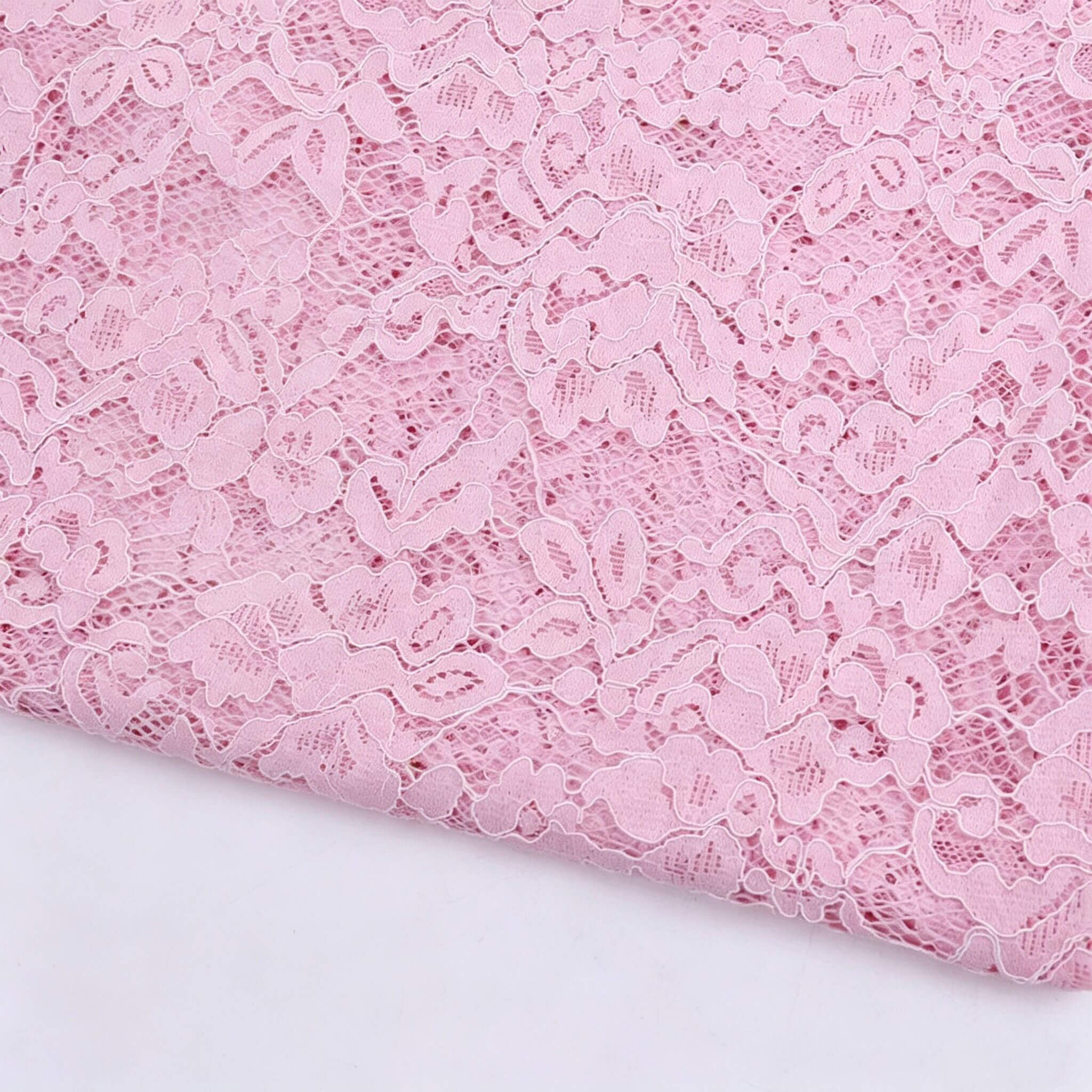 Lace Fabric Eyelash Cutwork Nylon for Women's Wear Wholesale Supplier 2